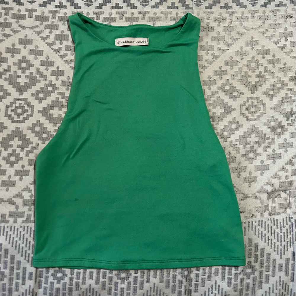 Sincerely Jules Green Tank Top